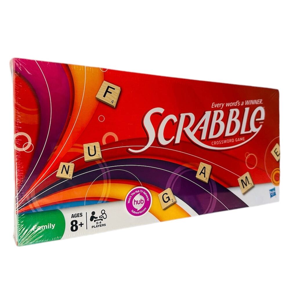 HASBRO SCRABBLE NEW Board Game & Banangram Wooden Tiles